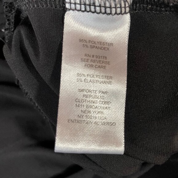 Tahari Black Pants Pull On Stretchy Flowy Day into Evening Size 3X - Picture 11 of 12
